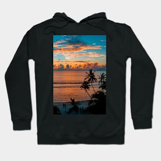 Palm Trees By Beach Hoodie